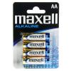 4x alkaline battery maxell alkaline lr6/aa bl020