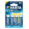 4x baterii varta alcaline aa mignon