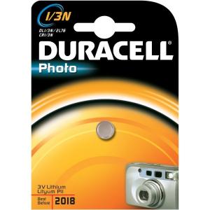 1x Duracell CR1/3 lithium battery BL087
