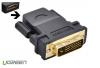 Dvi (24+1) male la hdmi female adaptor convertor