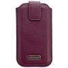 Purple leather case for samsung galaxy s4/ iphone 6
