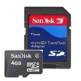 Sandisk 4GB MicroSDHC 03348-2