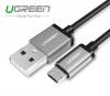 Ugreen&reg; 0.5M Cablu de date USB 2.0 la Micro USB negru AL507