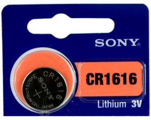 1x Sony CR1616 lithium battery BL208