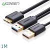 1m usb 3.0 a male to micro b male cable + charging