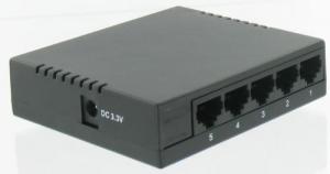 5-Porturi Dual-Speed 10-100Mbps comutator pentru internet / 10 Mbps YNK105