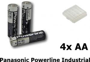 4-Pack Panasonic Powerline Industrial LR6/AA BULK BL131