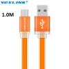Ultra flat usb to microusb cable 1.0m orange al715
