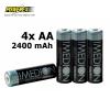 4x aa r6 imedion 2400mah baterii reincarcabile nk054