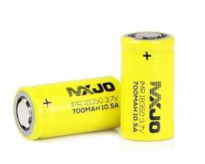 MXJO IMR18350F 700mAh 10.5A Unprotected Flattop NK145