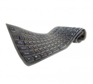 Tastatura flexibila, USB sau PS2 culoare neagra YPM003