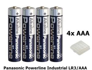 4-Pack Panasonic Powerline Industrial LR3/AAA BULK BL140