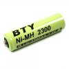 1x baterie reincarcabila bty 2300mah aa ni-mh, verde