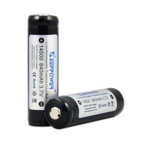 KeepPower 14500 840mAh protected li-ion battery 3.7V NK089