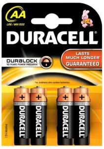 4x Duracell Basic C&B LR6 AA (blister) BL059