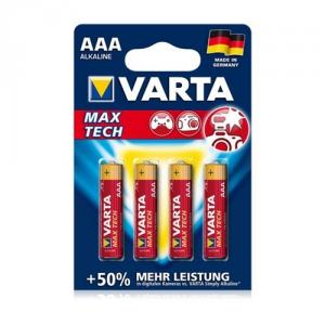 4-Pack AAA (LR3) Varta Battery MAX TECH ON1333