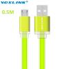 Ultra Flat USB to MicroUSB Cable 0,5m Green AL702
