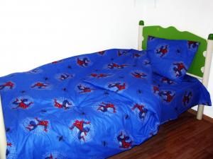 Lenjerie de pat copii bumbac 100% "Spiderman" Disney