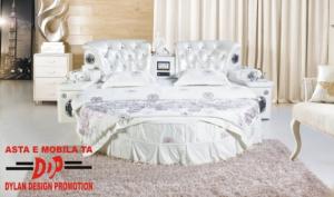 Mobila Dormitor-Pat Tapitat Model Music BS66(CI)
