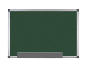 Tabla verde magnetica cu rama din aluminiu, 120 x 180 cm, pentru creta, Optima