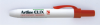 Marker pentru tabla de scris ARTLINE Clix 573, mecanism retractabil, varf rotund 2.0mm - rosu