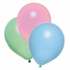Baloane culori asortate pastel, calitate helium, biodegradabile, set