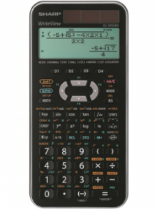 Calculator stiintific, 16 digits, 556 functiuni, 168 x  80 x 14 mm, SHARP EL-W506XSL - negru/arginti