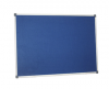 Panou textil albastru 2 fete economic 90x120 cm, rama