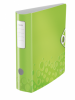 Biblioraft leitz active wow 180, 75mm, plastic pp - verde metalizat