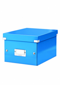 Cutie arhivare 216 x 160 x 282 mm, LEITZ Click & Store, carton laminat - albastru