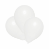 Baloane albe, calitate helium, biodegradabile,  set 100 bucati