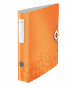 Biblioraft LEITZ Active Wow 180, 50mm, plastic PP - portocaliu metalizat
