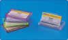 Port carti de vizita din plastic, de buzunar, forma plata, 108 x  65mm, KEJEA - transparent
