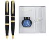 Set waterman charleston stilou+pix ebony black gt+cutie pt.