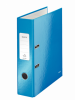 Biblioraft leitz 180 wow, 85mm, plastic pp - albastru