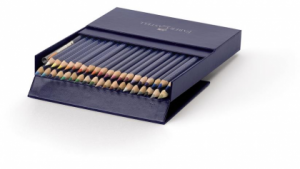 Creioane Colorate Aquarelle 38 Culori Art Grip + Pensula Cutie Studio Faber-Castell