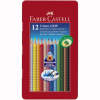 Creioane colorate 12 culori cutie metal grip 2001