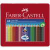 Creioane colorate 24 culori cutie metal grip 2001