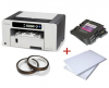 PACHET SUBLIMARE 2: Imprimanta sublimare RICOH SG3110DN+4 cartuse cerneala+Hartie sublimare A4+Banda termorezistenta