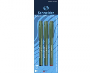 SET 3 LINER SCHNEIDER TOPWRITER 147, 0,6 mm (BLISTER), 3 culori/set