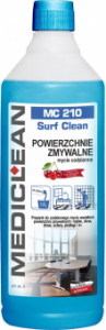 Detergent pentru curatarea suprafetelor lavabile Mediclean  MC210, 1L - fructe rosii