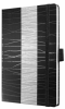 Caiet lux cu elastic, coperti rigide, A6(95 x 140mm), 97 file, Conceptum - purist waves - velin