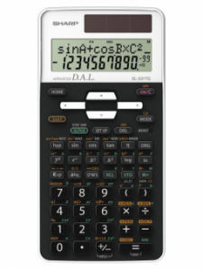 Calculator stiintific, 10 digits, 273 functiuni, 161 x  80 x 15 mm, SHARP EL-531THBWH - negru/alb