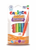 Creioane colorate fluorescente, triunghiulare,  6 culori/cutie, CARIOCA Maxi Neon