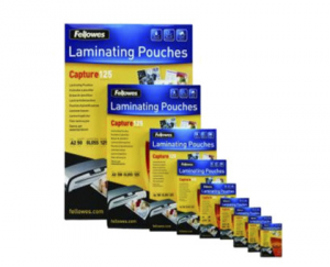 FOLIE LAMINARE 83x113 mm FELLOWES, 125 microni