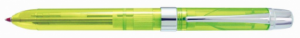 Pix multifunctional PENAC Ele-001, 2 culori + creion mecanic 0,5mm+2 radiere+mine 0,5 mm - galben