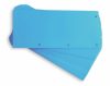 Separatoare carton pentru biblioraft, 190g/mp, 105 x 240 mm, 60/set, ELBA Duo - albastru