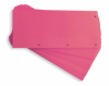 Separatoare carton pentru biblioraft, 190g/mp, 105 x 240 mm, 60/set, ELBA Duo - roz