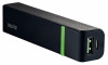 Baterie externa LEITZ Complete cu USB, 2.600 mAh - negru