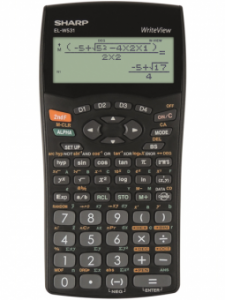 Calculator stiintific, 16 digits, 335 functiuni, 161 x  80 x 15 mm, SHARP EL-W531B - negru
